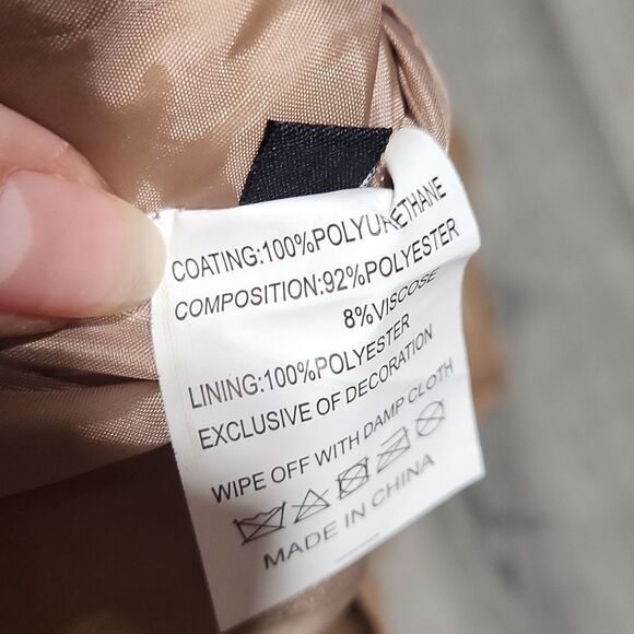 NWT Bellivera Camel Embroidered Zip Front Mini Skirt - Picture 5 of 7